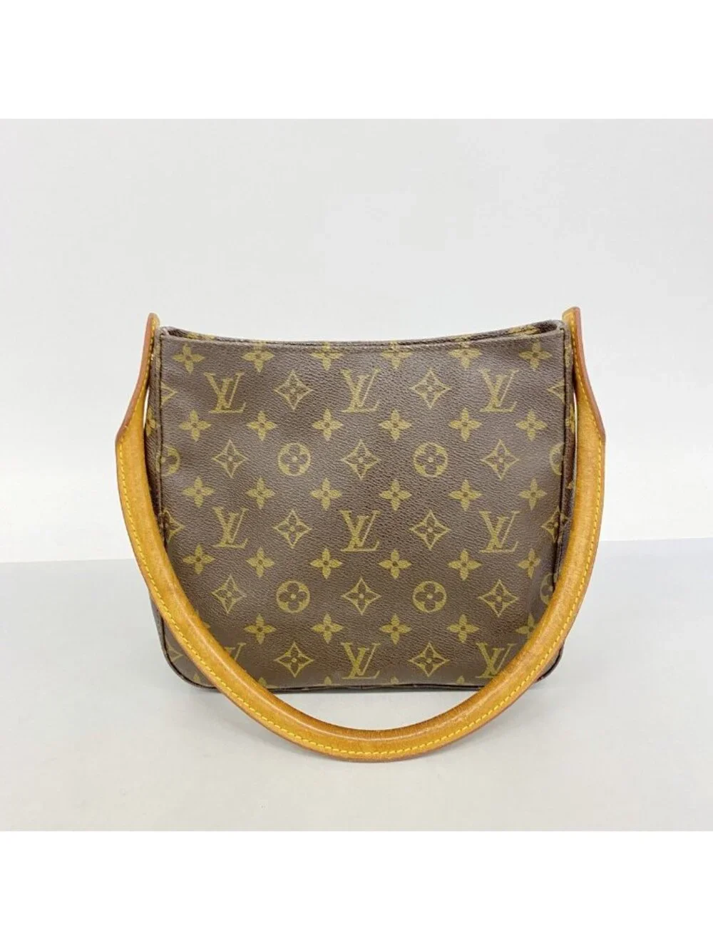 Louis Vuitton Shoulder Bag Monogram Looping MM Brown